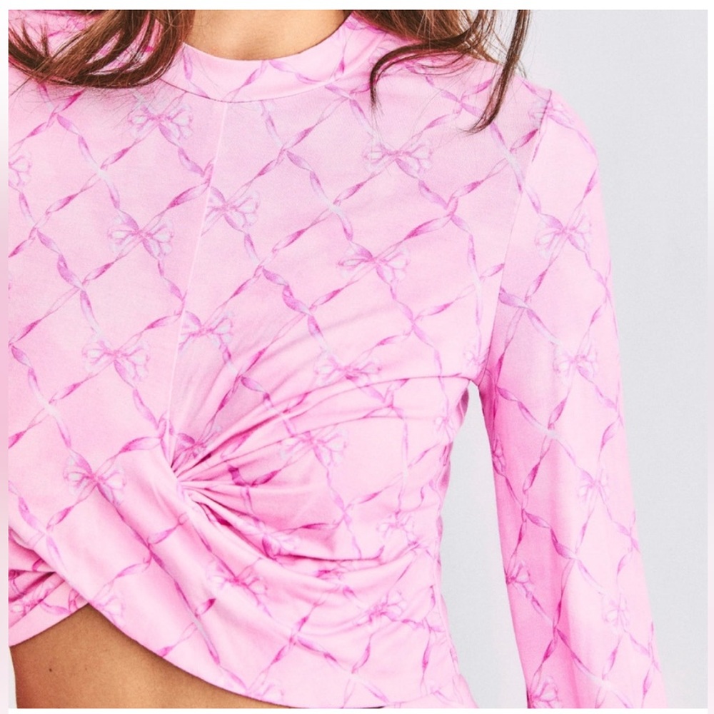 LoveShackFancy X Beach Riot Crop Top